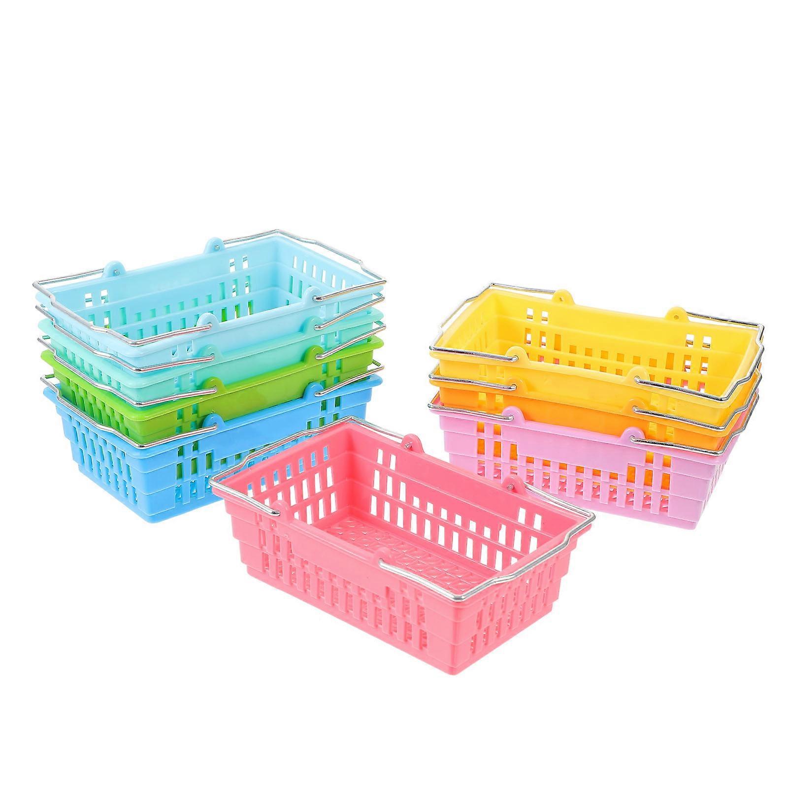 16pcs Multi functional Sundries Storage Basket Tabletop Stationary Organizer Small Tool Holder