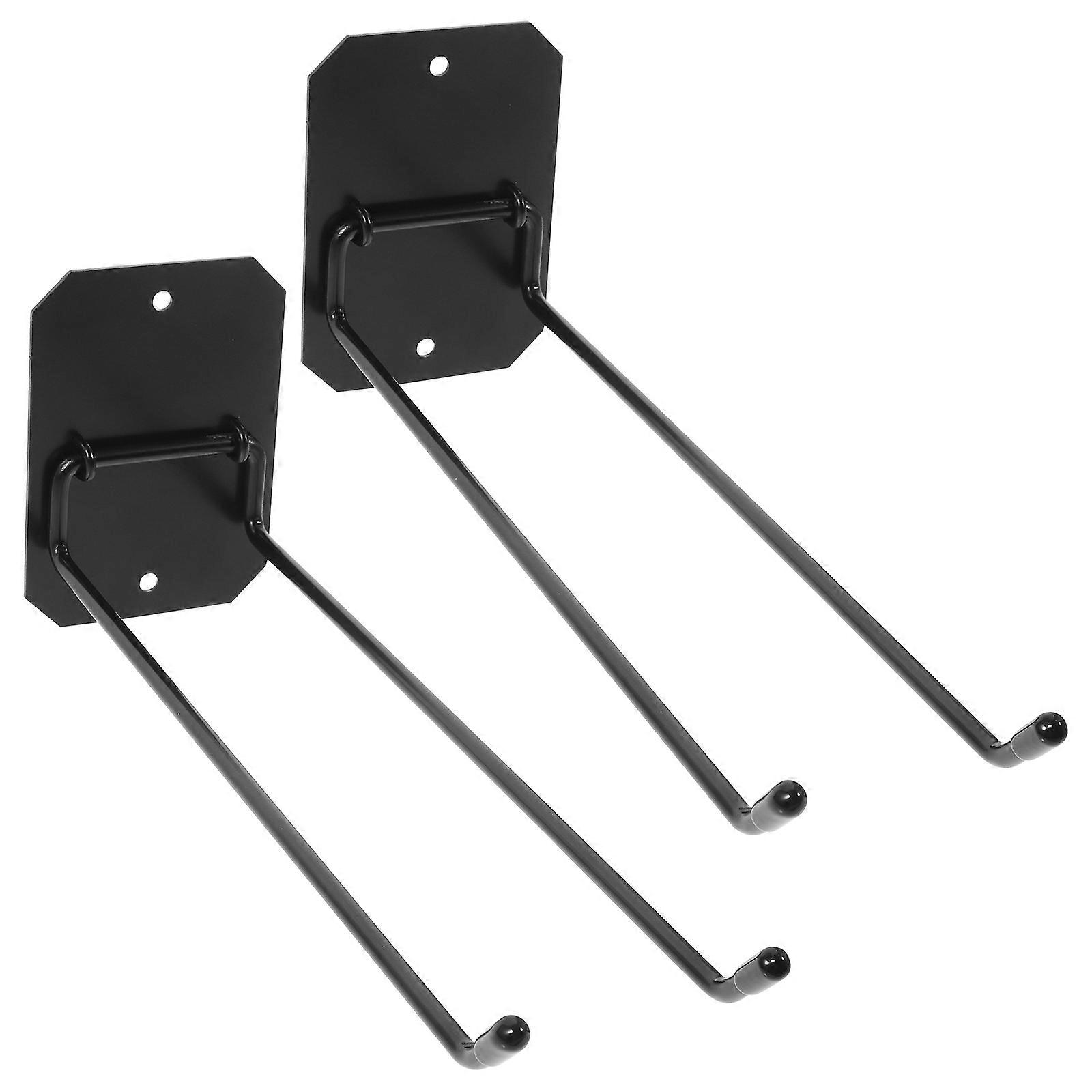 Heavy Duty Garage Hooks Wall Mounted Tool Hangers for Power Tools Equipment Skid Resistant Coating for Hoses Brooms Gardening Tools Organization