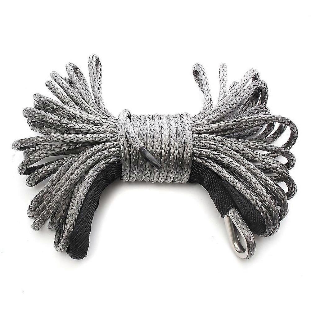 Lightweight Synthetic Winch Line For Vehicle Towing 15M 6Mm Truck Recovery 1Pack