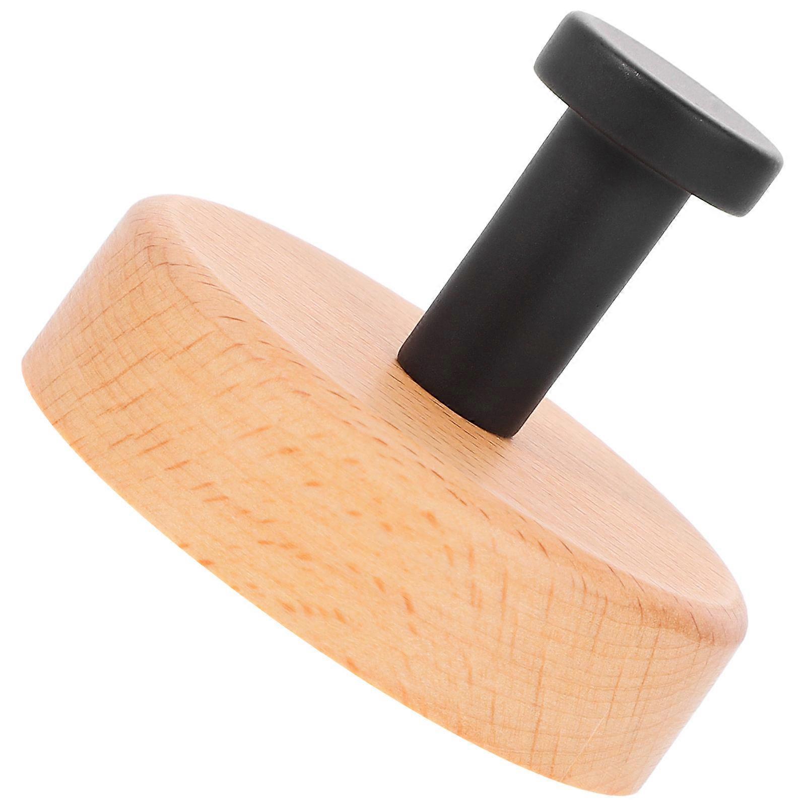 Brown Wooden Wall Hooks for Home Use and Sturdy Wood Material No Drilling Required 7.9 Inches