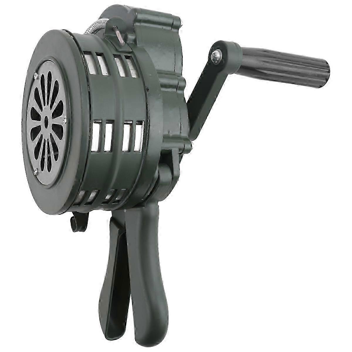 Manual warning horn for fire safety - 110DB crank operated siren