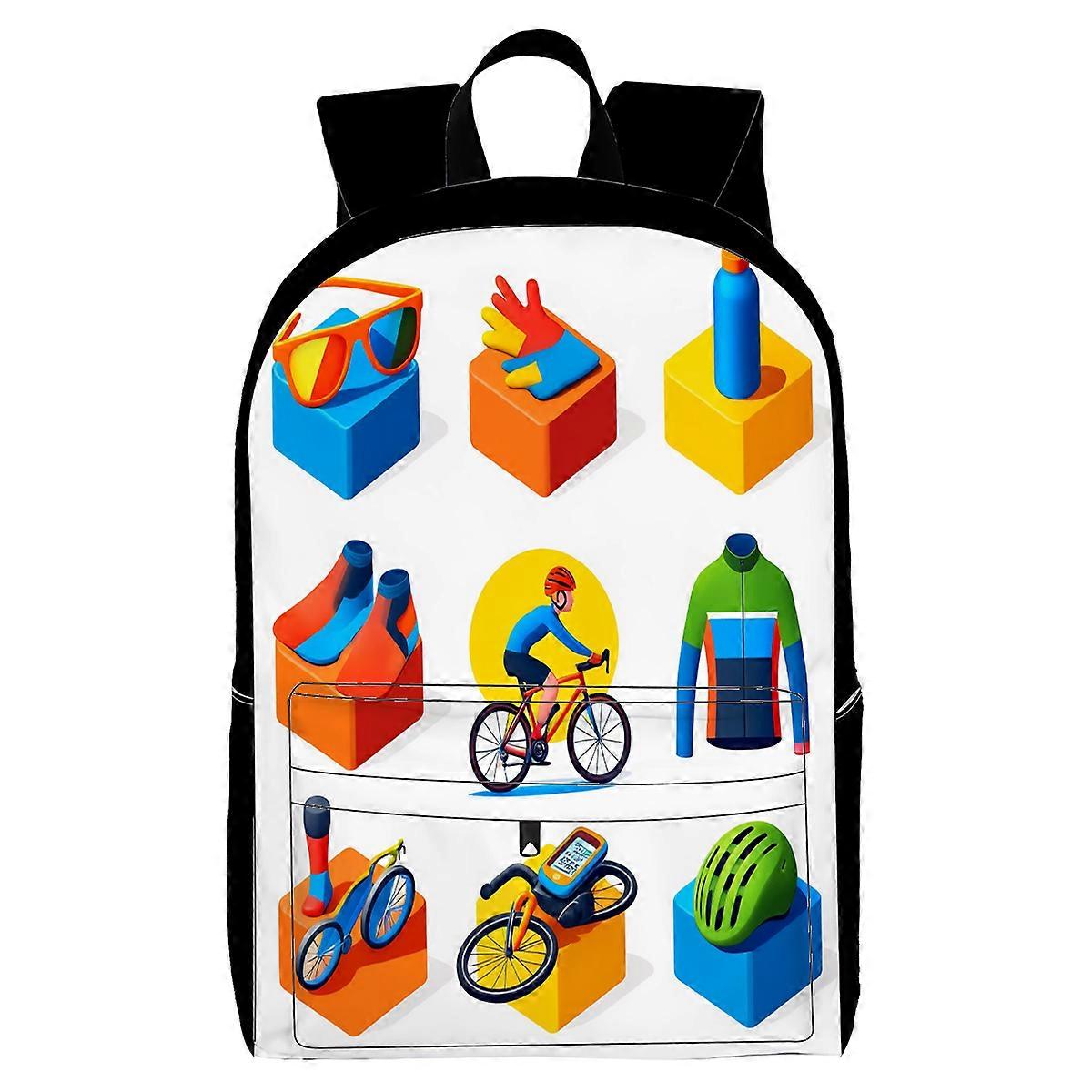Backpack, with Multiple Organizational Compartments, Fits 15.6 Inch Notebook, for Travel, Teen, Business Work R2445
