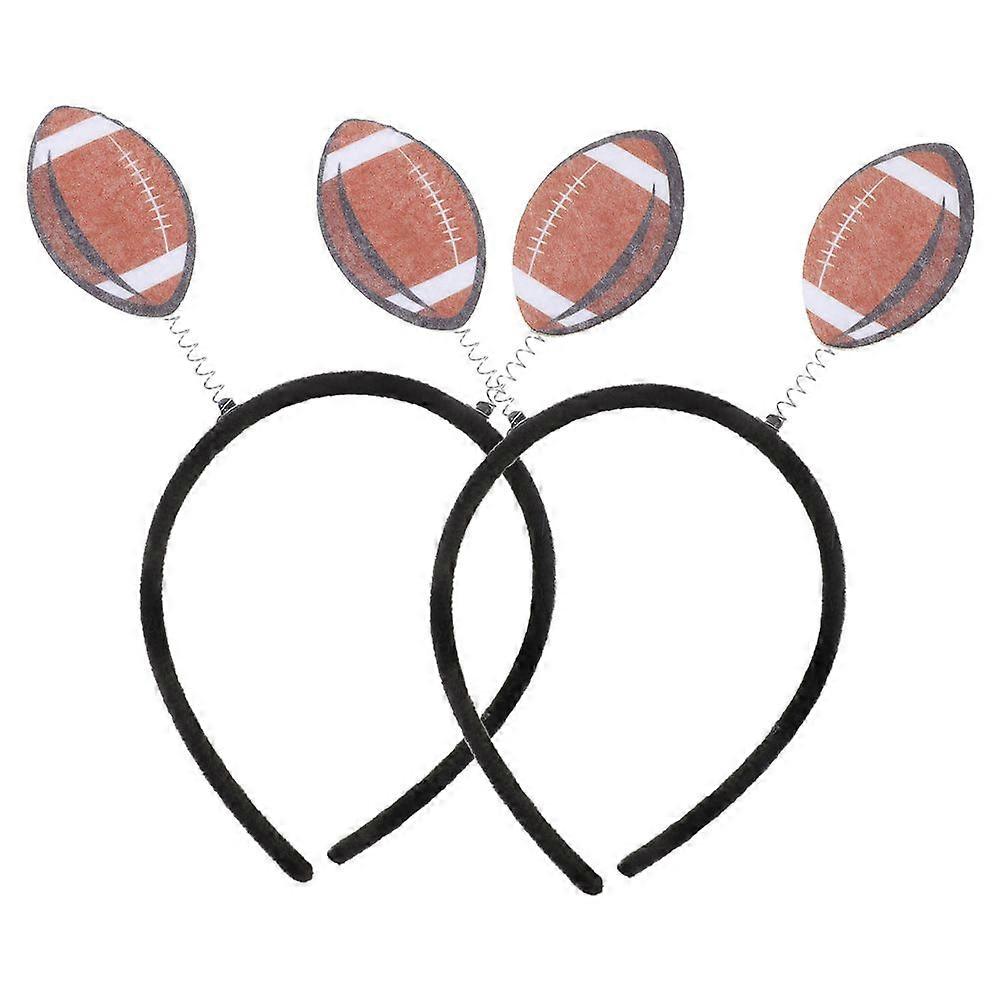 2pcs Αθλητικό Κόμμα Headband Ποδόσφαιρο Αθλητικό γεγονός Headwear Αστεία Ράγκμπι Headband Ράγκμπι Headband Unisex Αθλητισμός Κόμμα Headband Διακοσμητικό Ράγκμπι Headband