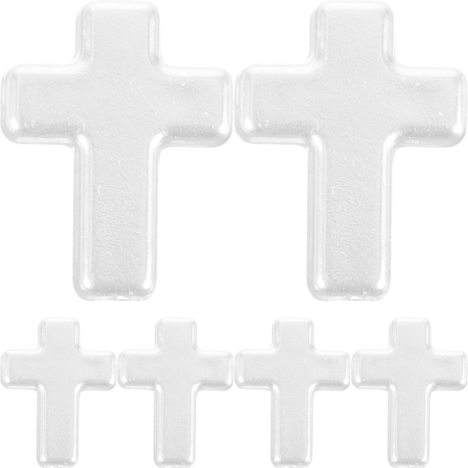 240 Pcs Spacer Beads Cross Shaped DIY Jewelry Making Tools For All Occasions 1.5x1.1cm Durable Material
