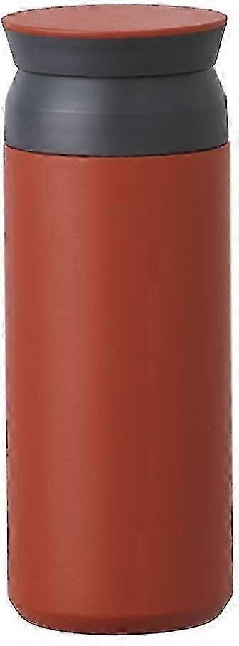 Leak-Proof Travel Tumbler 500ml for Hiking and Commuting, Red