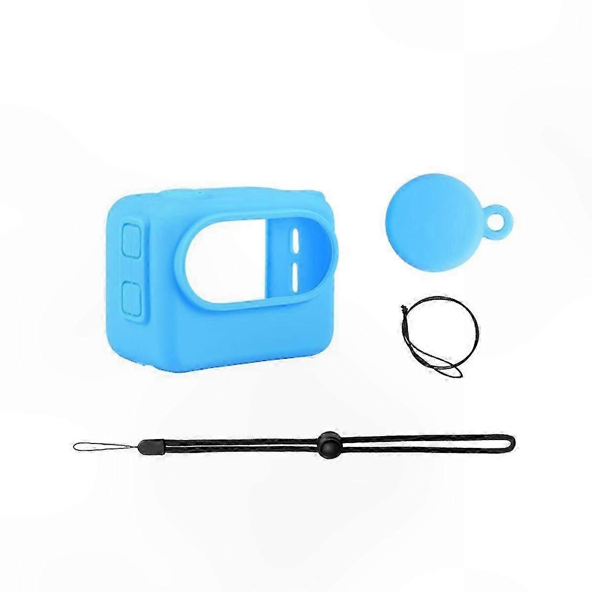 Silicone Protective Case with Lanyard for Go3 Camera Battery and Thumb Stabilizer