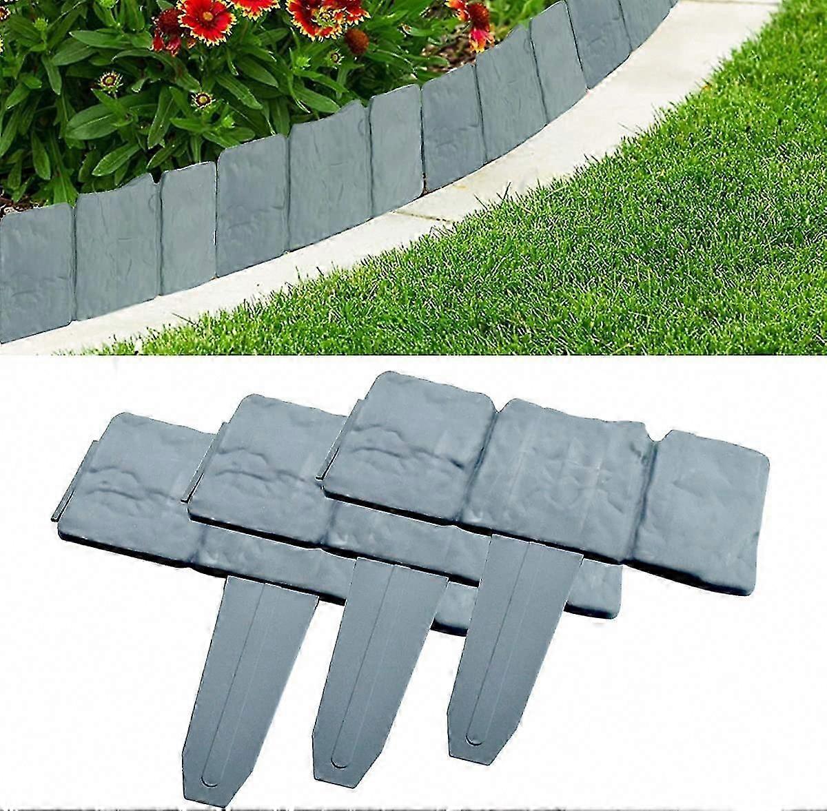 20-Pack Garden Edging Borders for Landscaping and Lawn Decoration