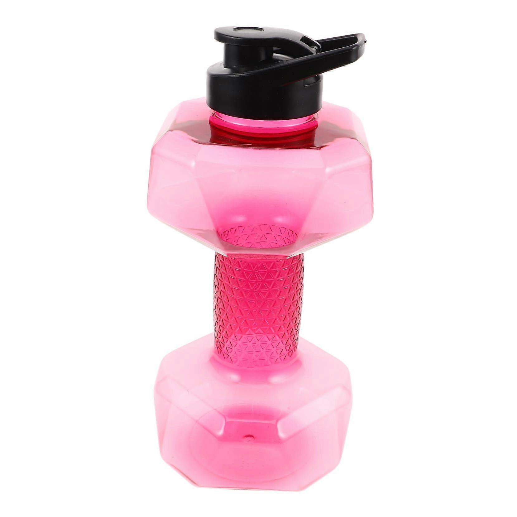 Dumbbell Shaped Water Bottle - Leak-Resistant Lid, Large-Capacity Jug, Impact-Resistant Flask, Comfortable Grip