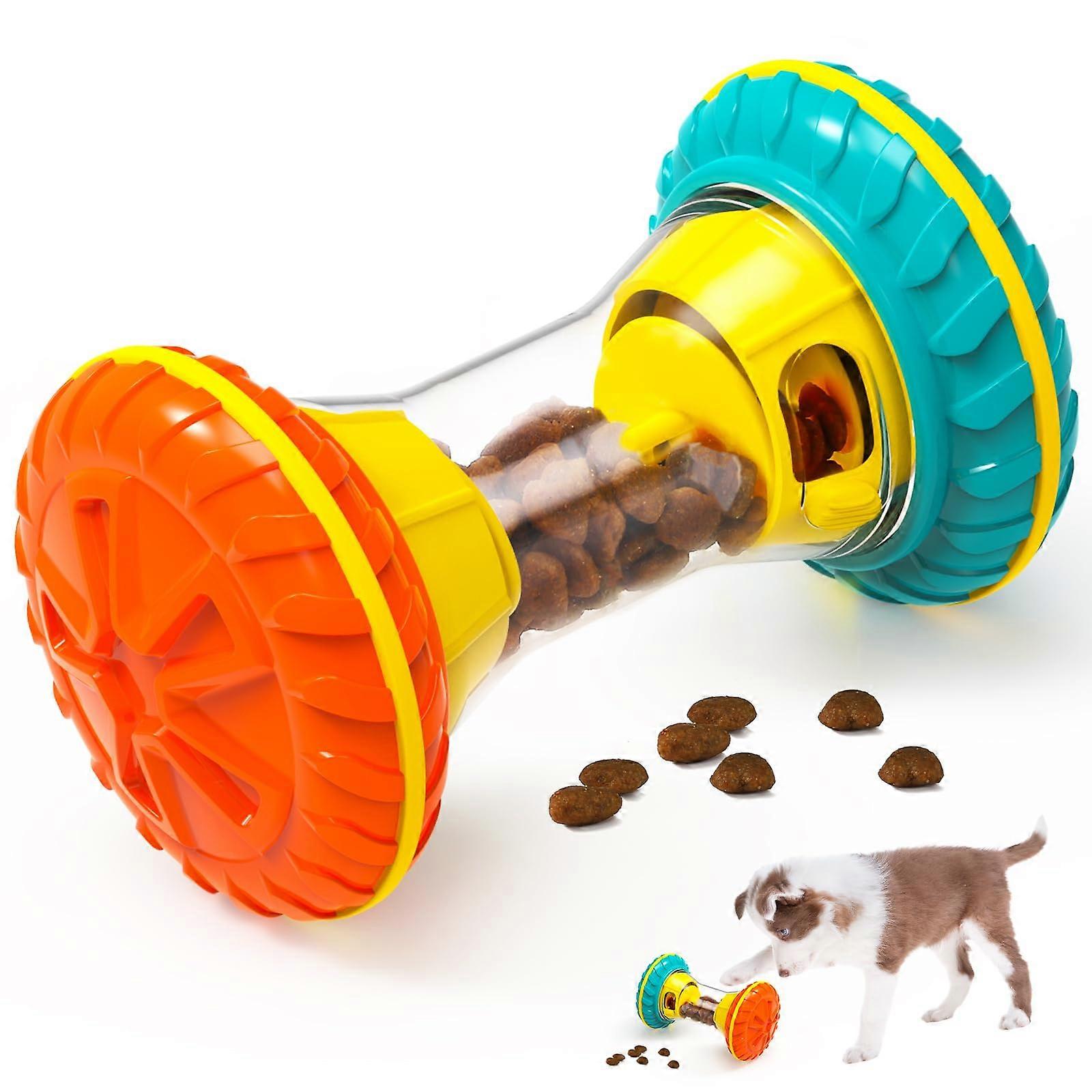 Interactive Dog Puzzle Toys for Enrichment, Treat Dispensing Slow Feeder, Durable, Size Adjustable for All Breeds