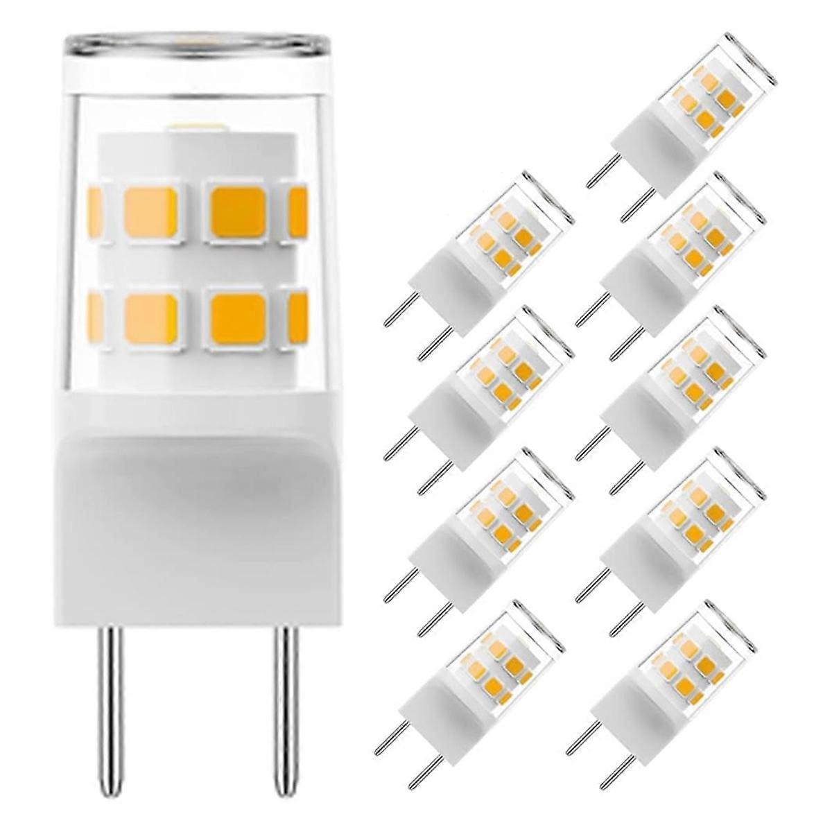 10pcs G8 Led Bulb 3W Equivalent to G8 Halogen Bulb 20W-25W