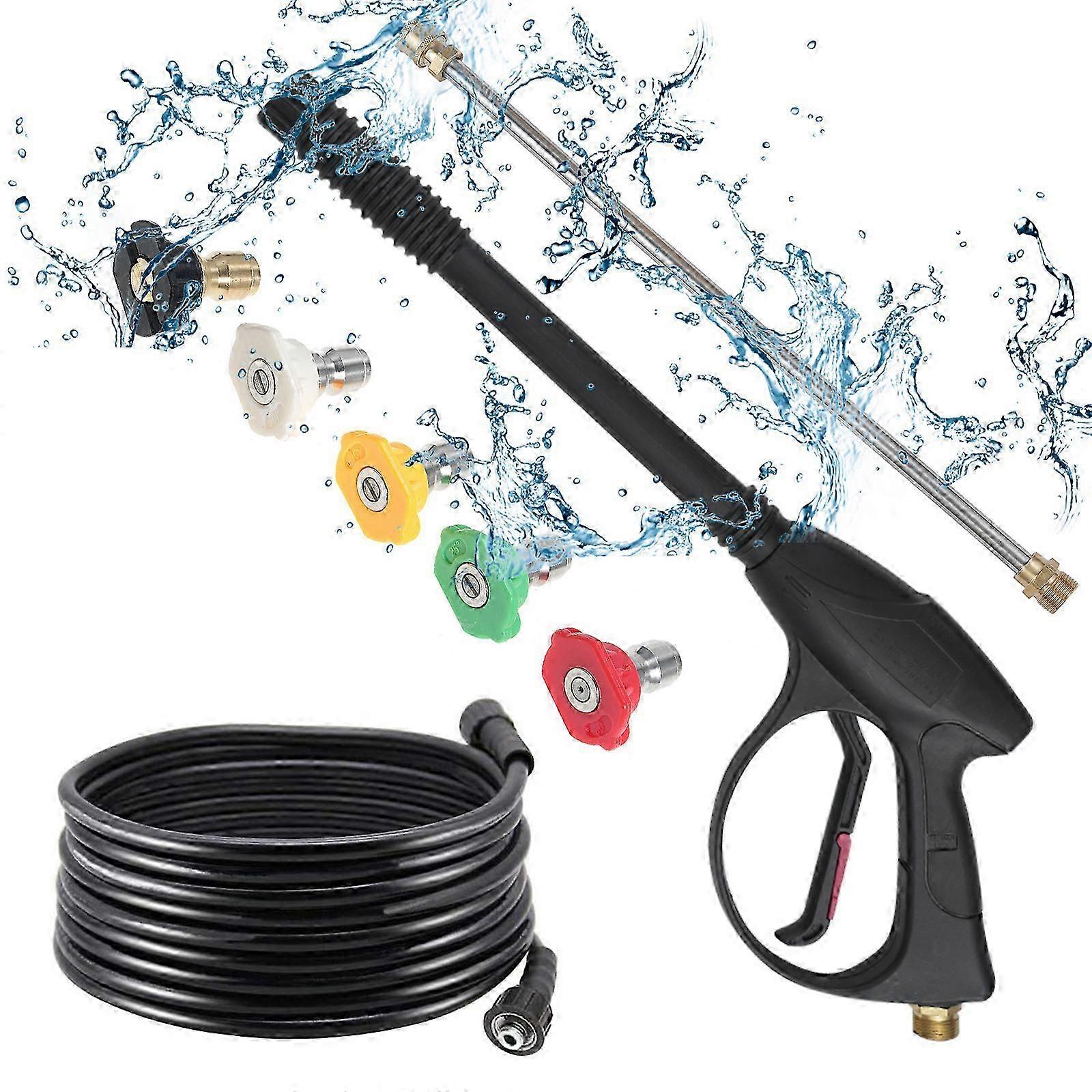 Pressure washer gun for high-pressure cleaning with 40MPa and 5 nozzle tips Edition 0820