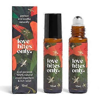 Love Bites Only Natural Dual Purpose Insect Repellent 10ml roll-on - 3 Pack