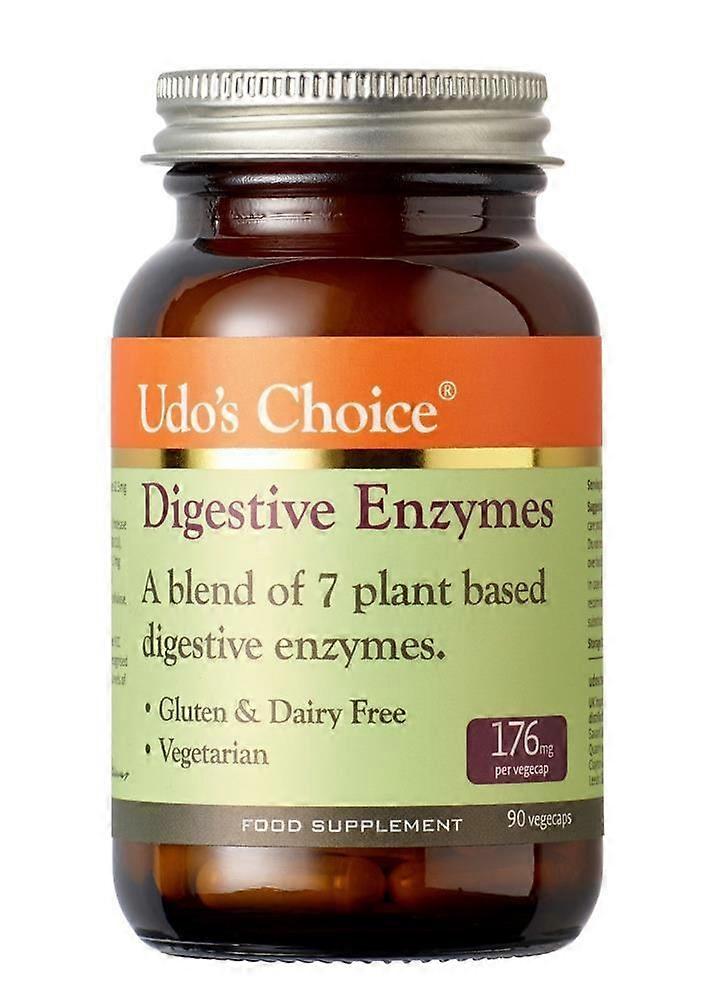 Udo's Choice Digestive Enzyme 90 capsules - 3 Pack