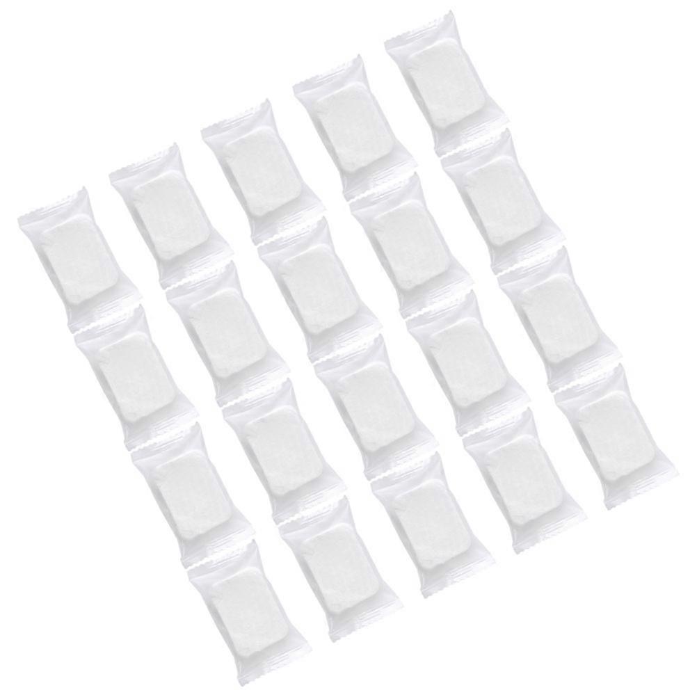 Compressed Nonwoven Makeup Pads for Face Cleansing and Removal White Multipurpose 1 Pack