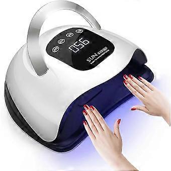 1 Piece Nail Art UV Lamp with LCD Display & Infrared Sensor, Detachable Base for Professional Manicure and Nail Art