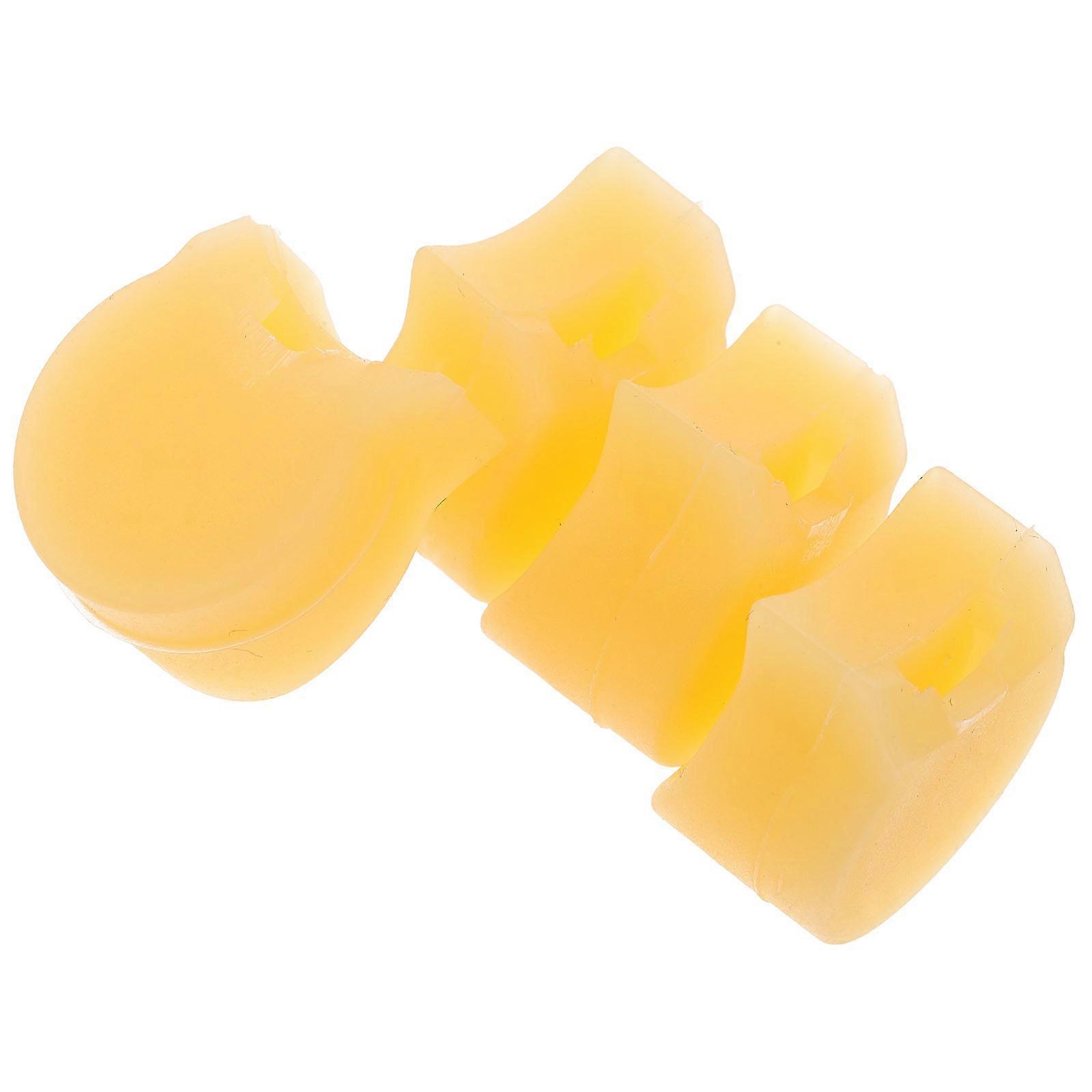 4pcs Clarinet Finger Rest Cushions Soft Silicone Thumb Covers Protective Sleeves for Comfortable Playing Easy Installation