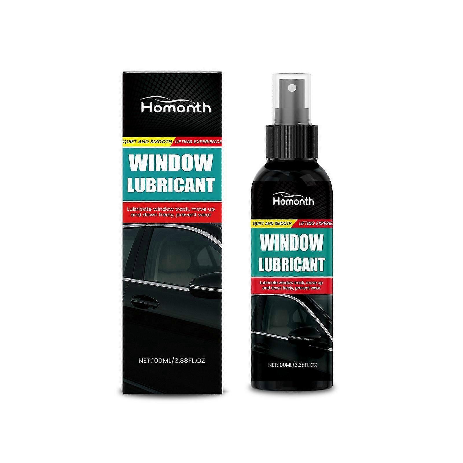 Homonth car window noise reduction lubricant, long-lasting smooth anti-aging lifting glass noise cleaning agent