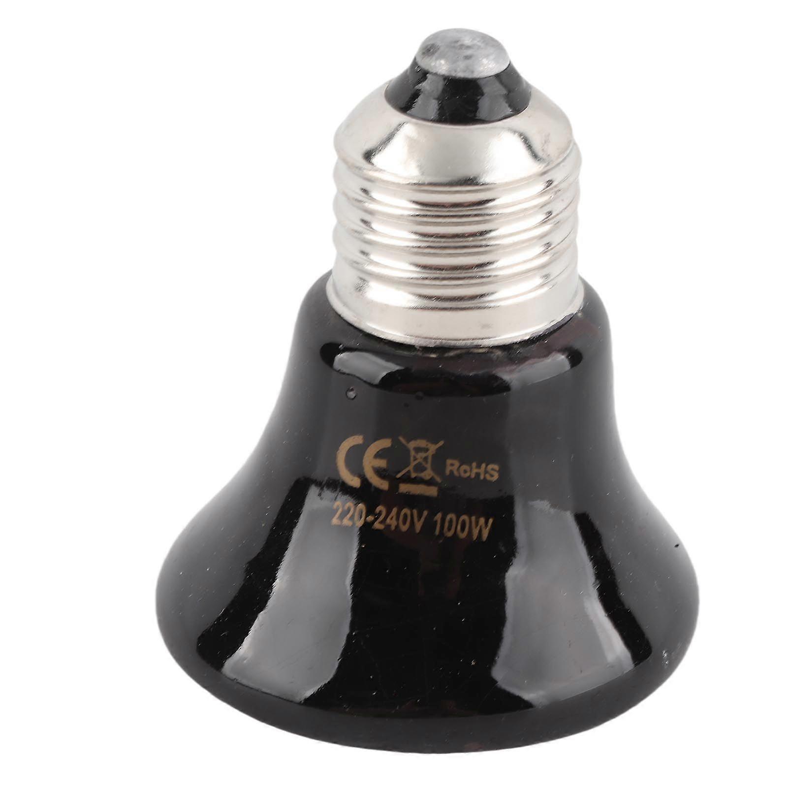 Ceramic Reptile Heat Lamp Bulb Mini Infrared Heat Ceramic Amphibian Heating Lamp for Lizards Reptiles 220V240V