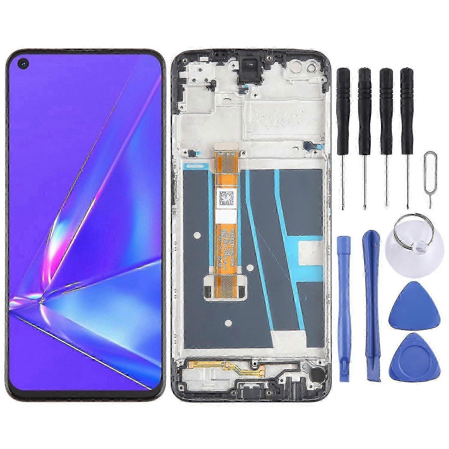 LCD + Touch Screen with Frame For OPPO A72 4G