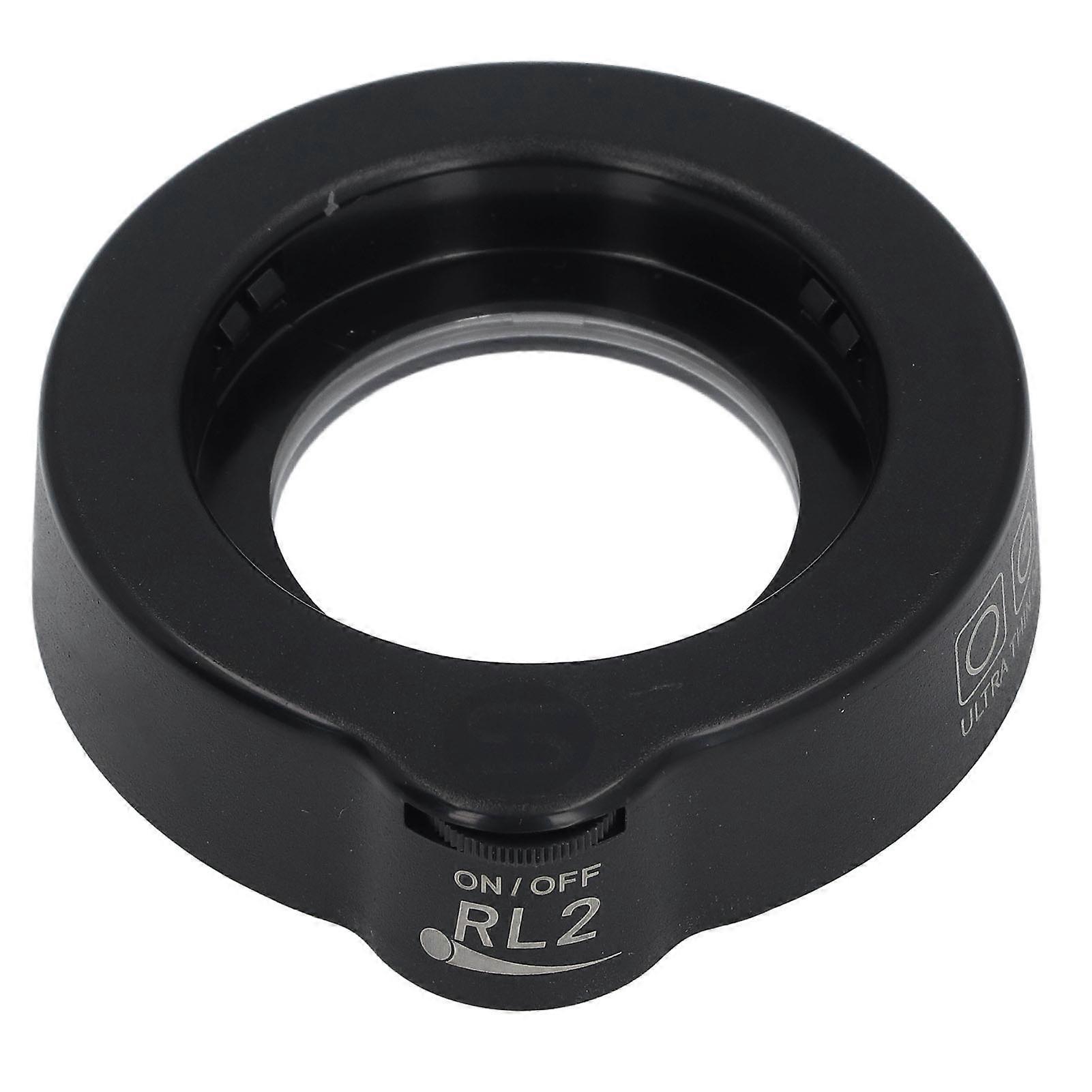 LED Polarized Microscope Ring Light Adjustable Brightness, Anti-Glare