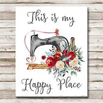 Jigsaw Puzzle This is My Happy Place Able Craft Madeira Puzzles Desenvolvimento Brinquedos Jogos Brinquedos Presente
