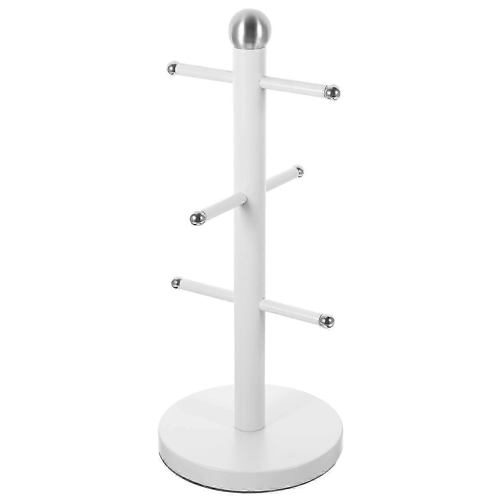 Coffee Mug Holder Countertop Mug Tree Iron Simple Structure Households Drying 1Pack