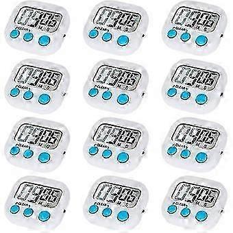 12 Pack Digital Kitchen Timer With On/off Switch, Loud Alarm
