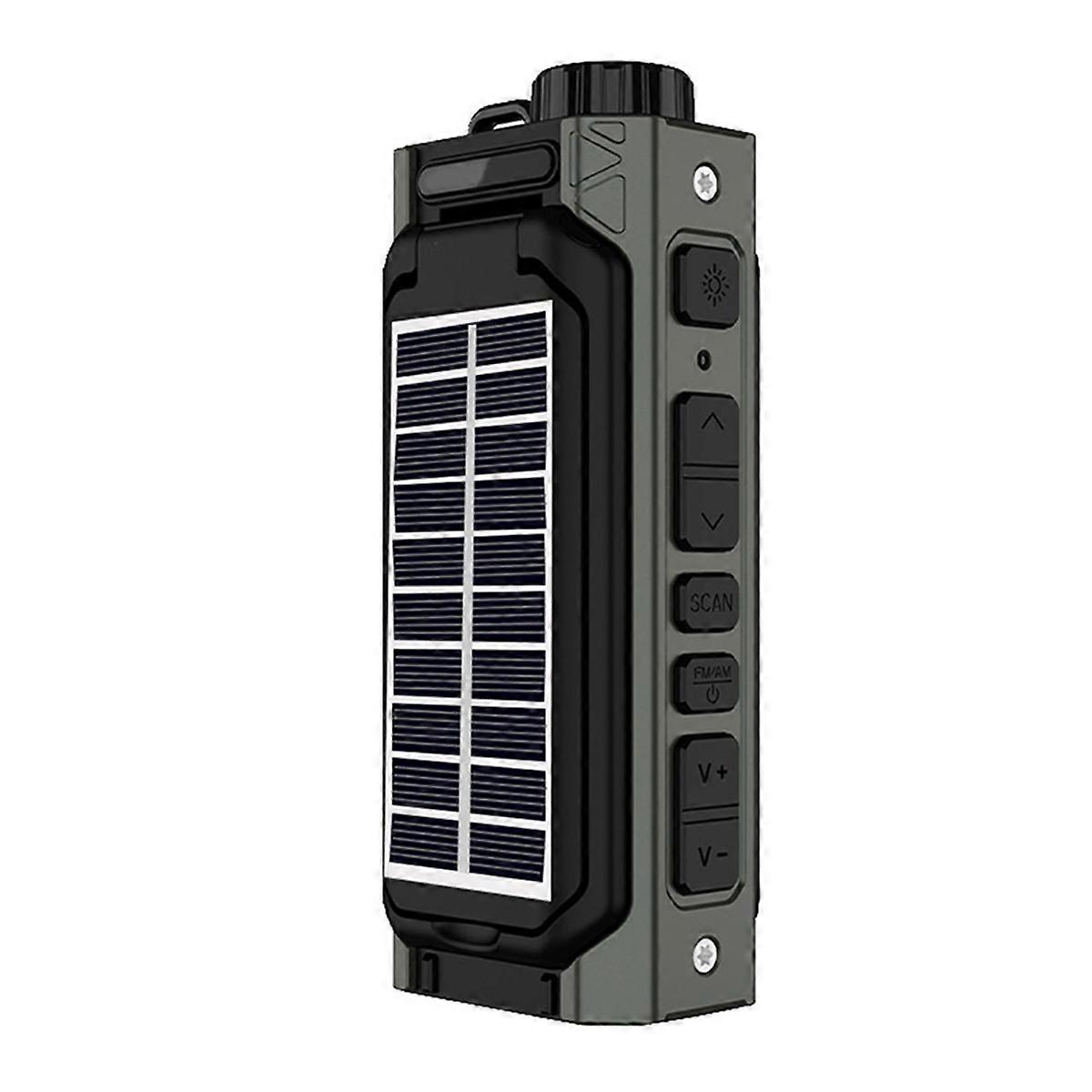 Portable Solar Radio, Emergency Hand Crank Radio, Dynamo AM/FM Radio,Blackout Power Station,USB Phone Charger