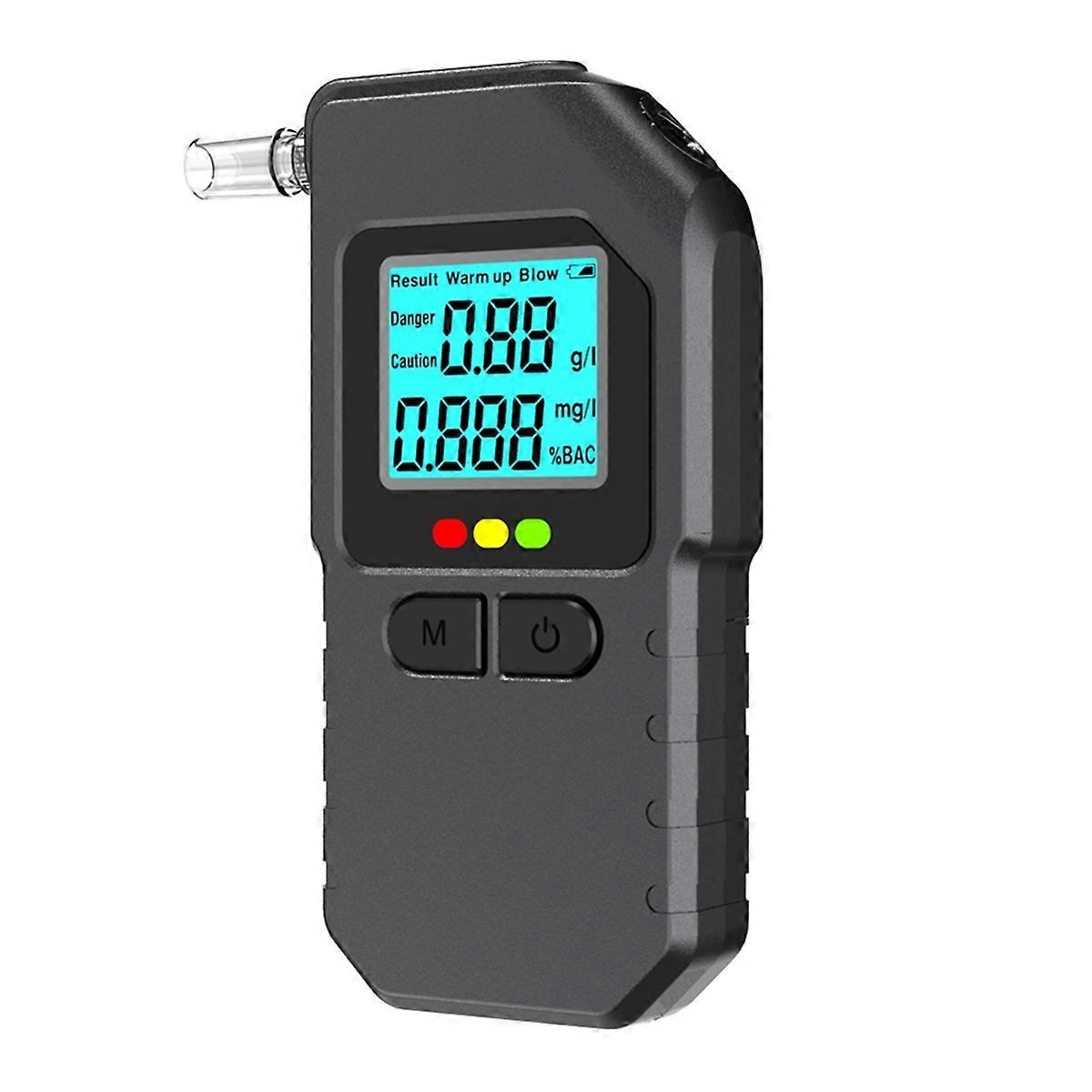 Portable Professional High-Accuracy Breathalyzers for with LCD Digital Display Personal Breath Detector