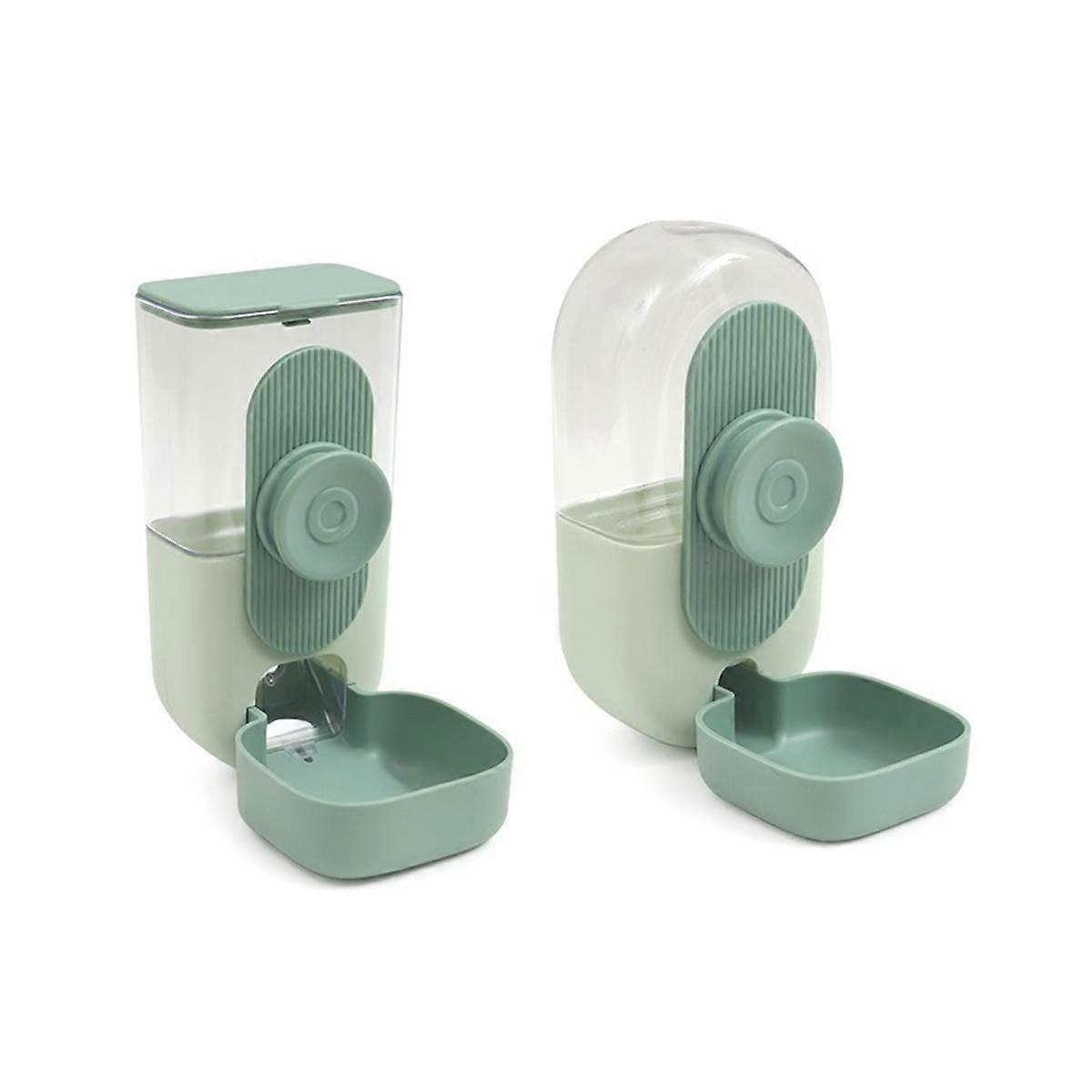 Hanging Automatic Pet Food Water Dispenser, Auto Gravity Pet Feeder and Waterer Set, Cage Food Bowl