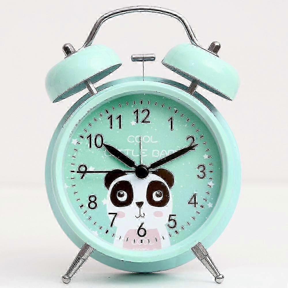 침실용 4인치 금속 탁상용 알람 시계