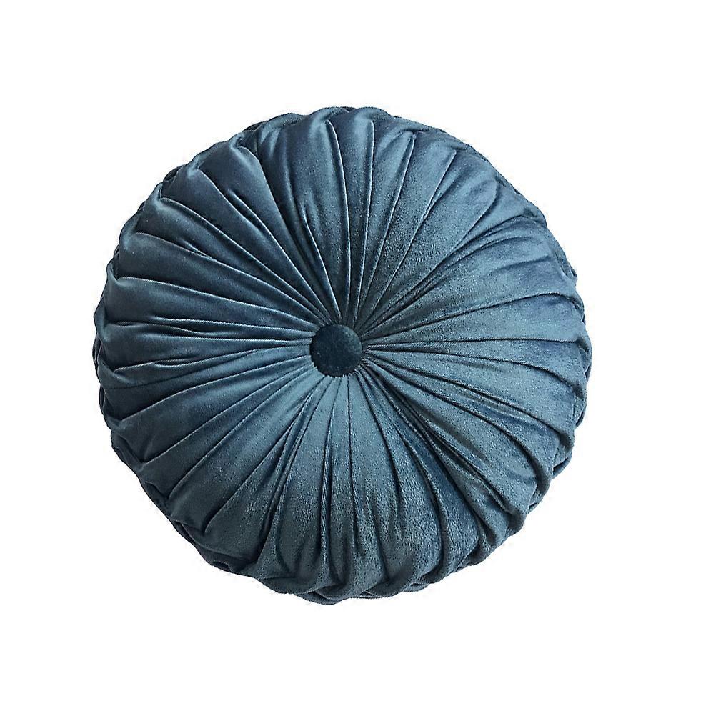 Blue Sofa Round Pillow Household Pillow for Daily Use Soft