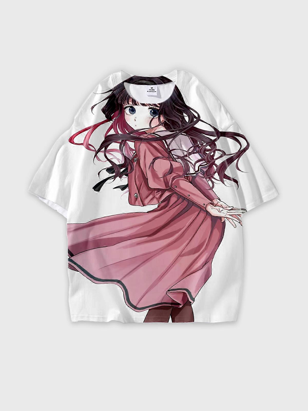 T-Shirt Short Sleeve Round Neck, Summer Casual Loose Graphic Tee, Unisex The Fragrant Flower Blooms with Dignity W291