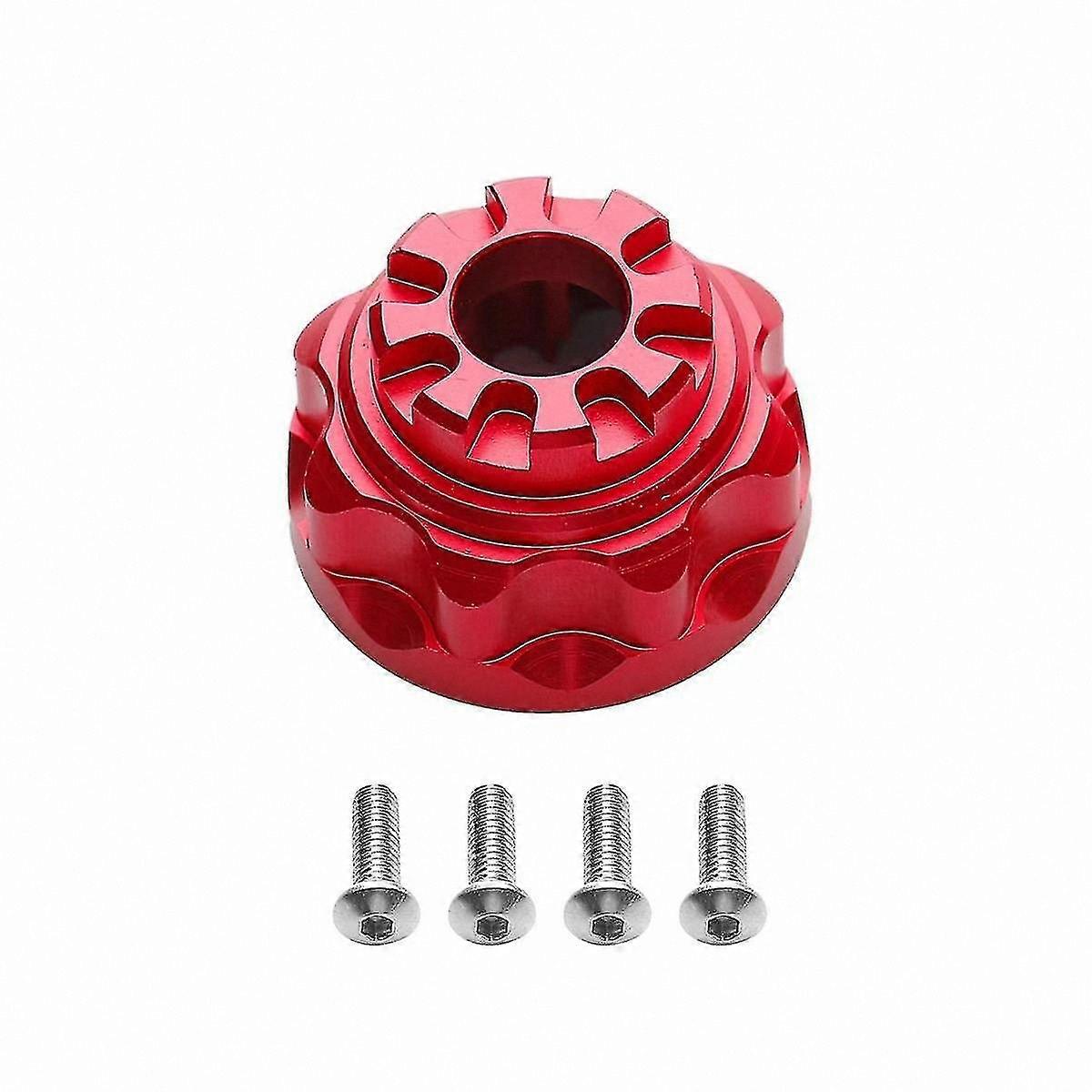 RC Crawler Car Metal Differential Case Upgrade Part, Red, for 1/10 Scale Trx4 Models