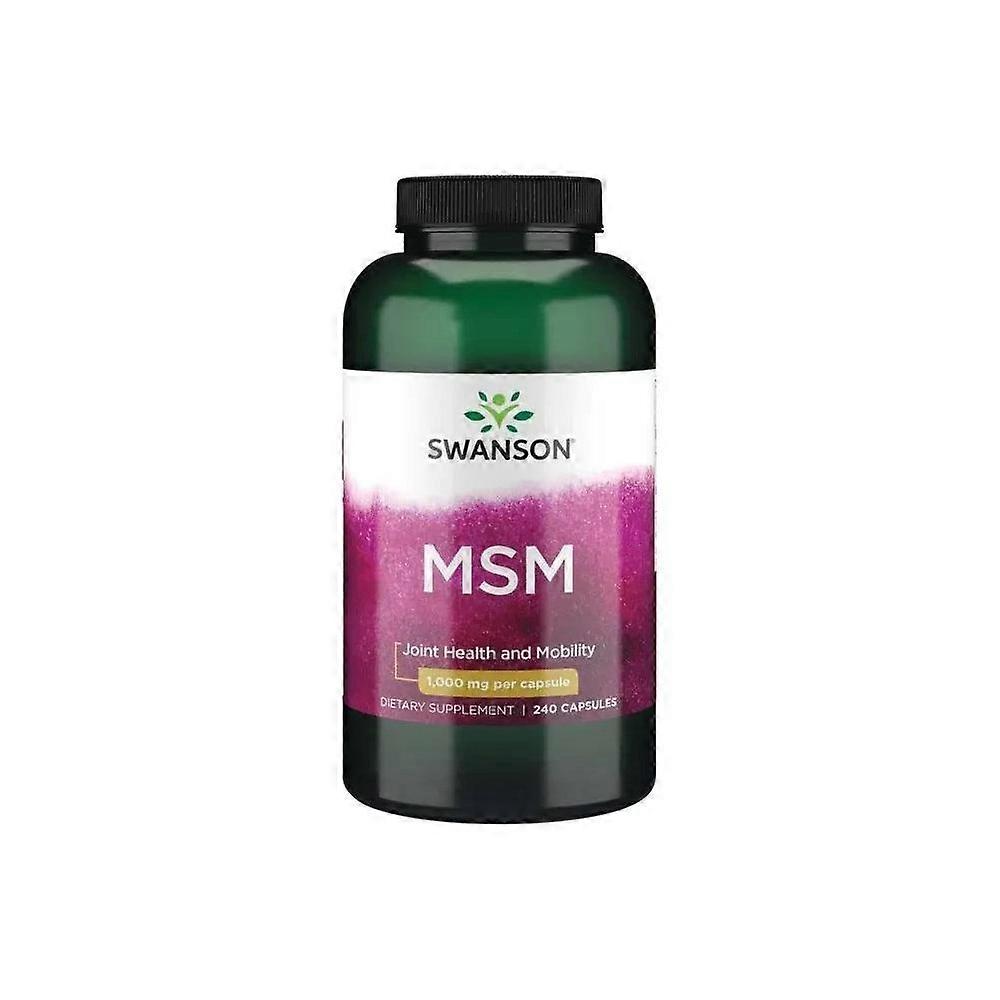 Swanson msm, 1000mg, 240 capsules 13621