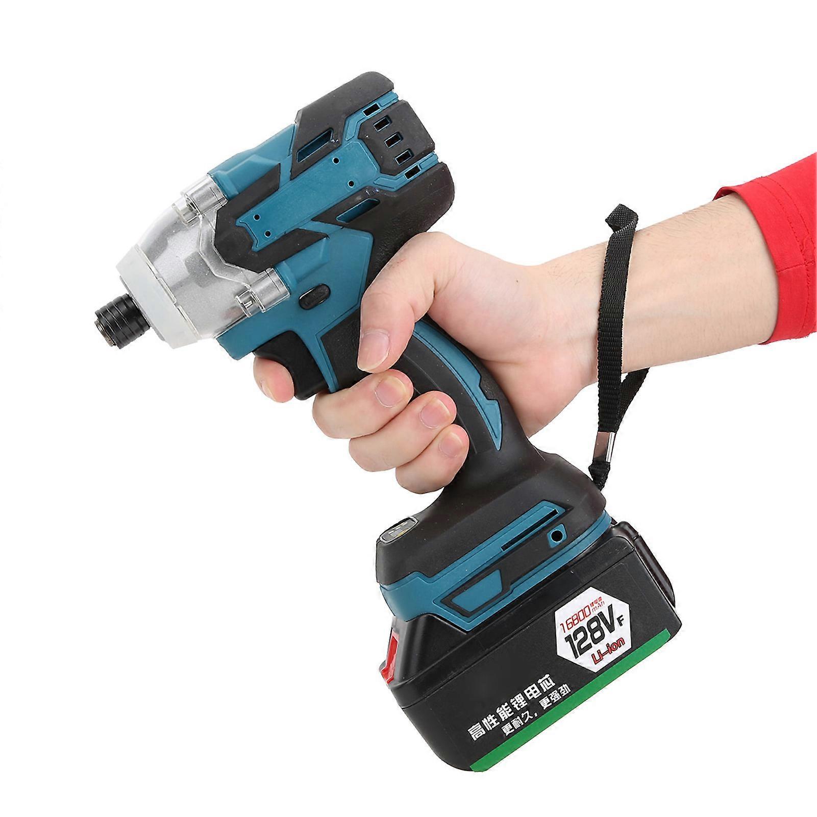 128Vf Rechargeable Brushless Electric Screwdriver Impact Driver 320Nm