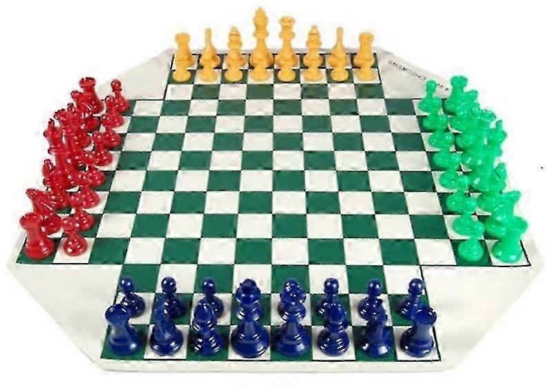 4 Player Board Game Pvc Set With 68 Pieces