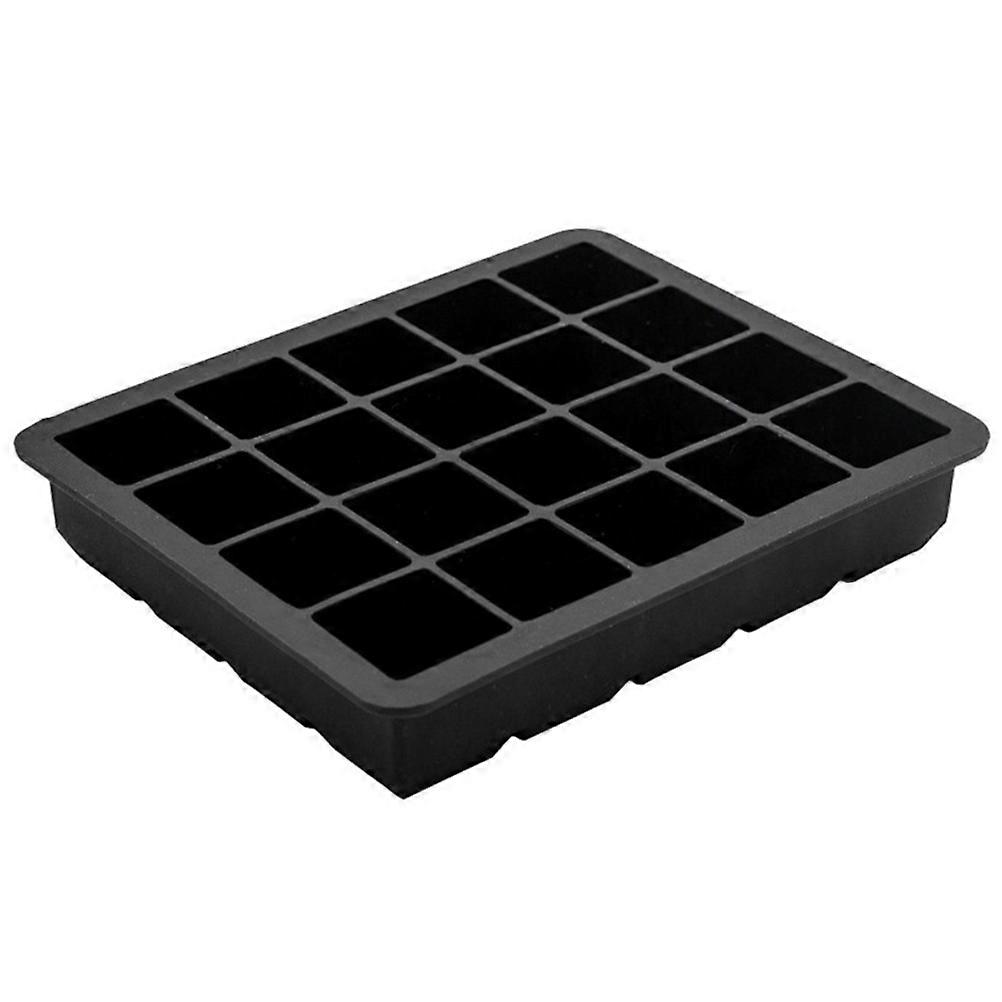 Silicone Ice Molds for Ice Making 2Pcs Black Square Cube Tray