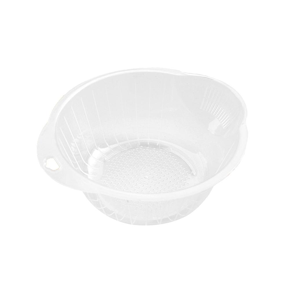 Basket For Washing Vegetables Multi Purpose Kitchen Tools 24.5 X 21.6 X 9Cm 1Pc