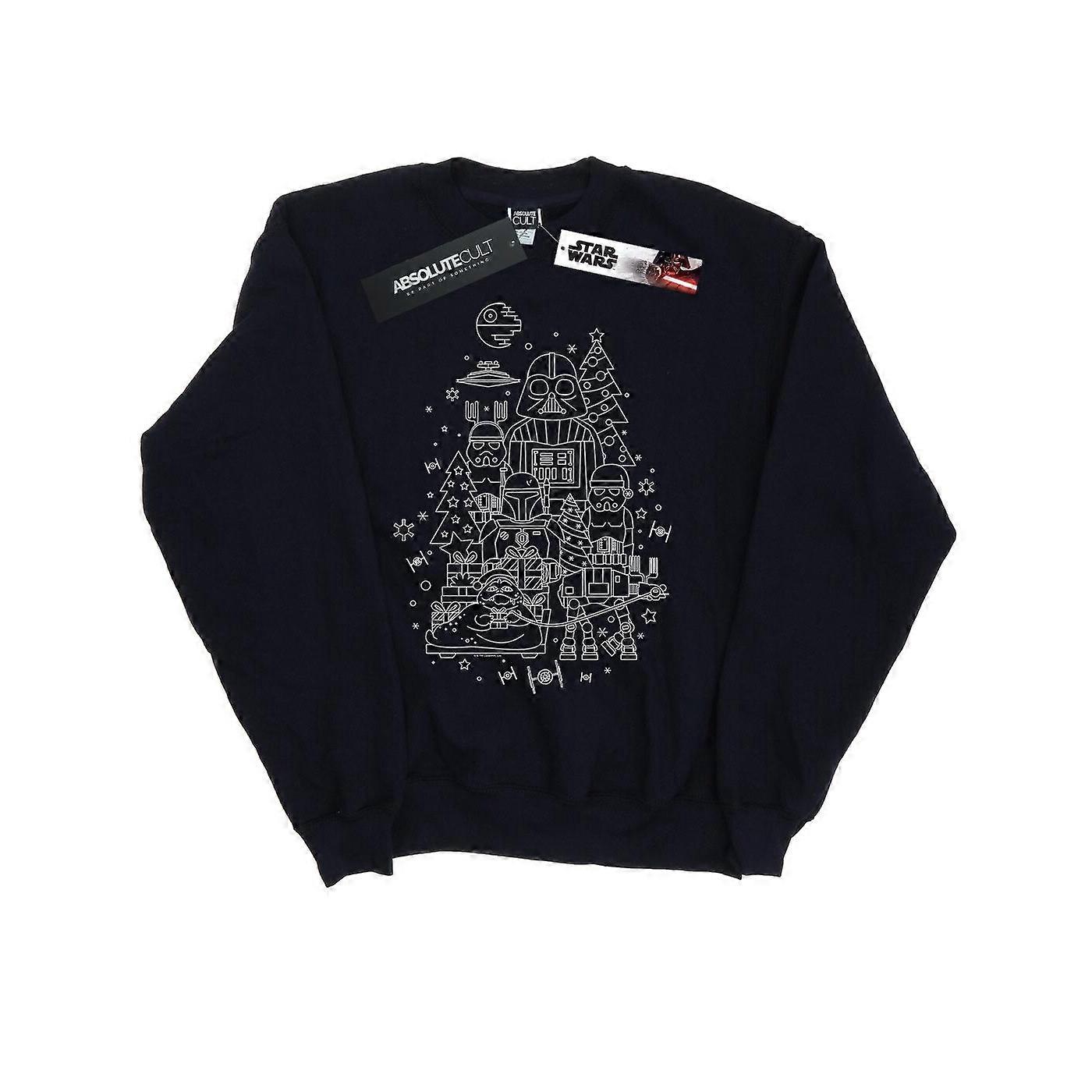 Star Wars Dames/Dames Empire Kerst Sweatshirt