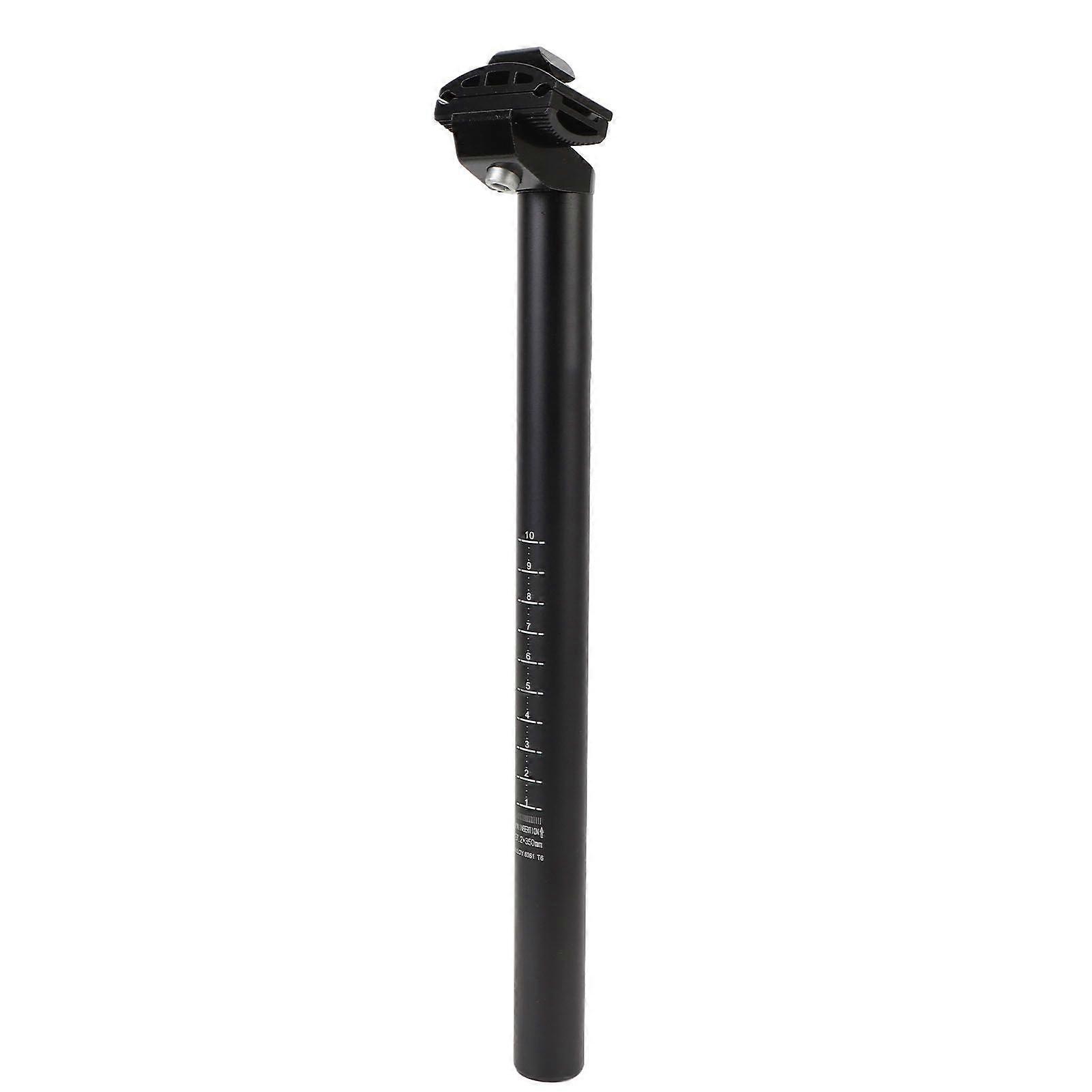 Bike Seat Post 350mm Aluminum Alloy Lightweight Bike Seatpost Tube for Mountain Road Fixed Gear Bikes 27.2mm/1.1in