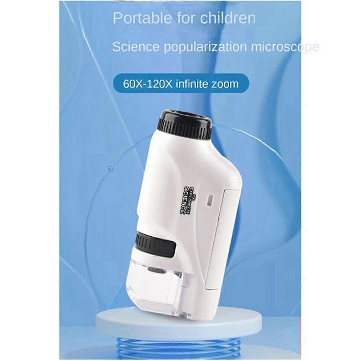 Handheld Microscope Science Laboratory Mini Handheld Battery Powered Children's Microscope