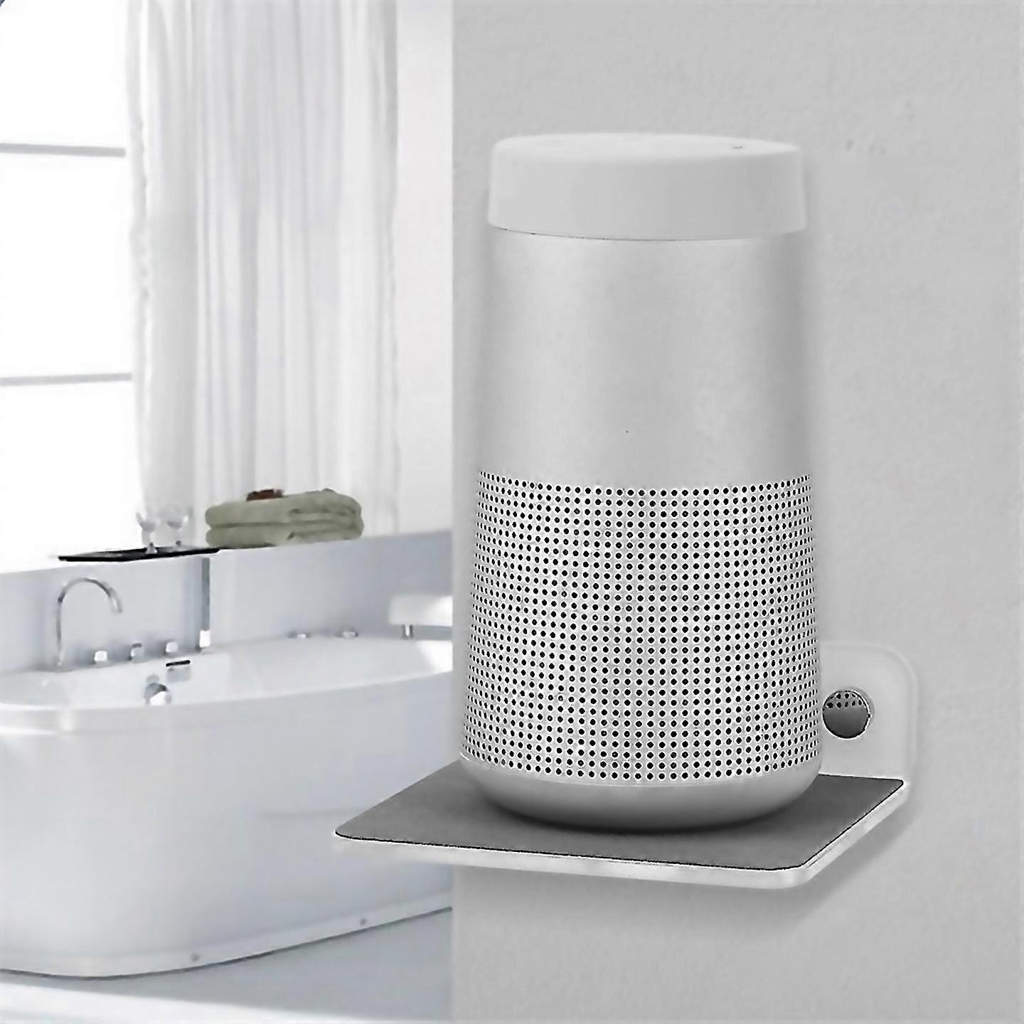 For Wall Mounted Holder Multifunctional Portable Speaker Wall Shelf White