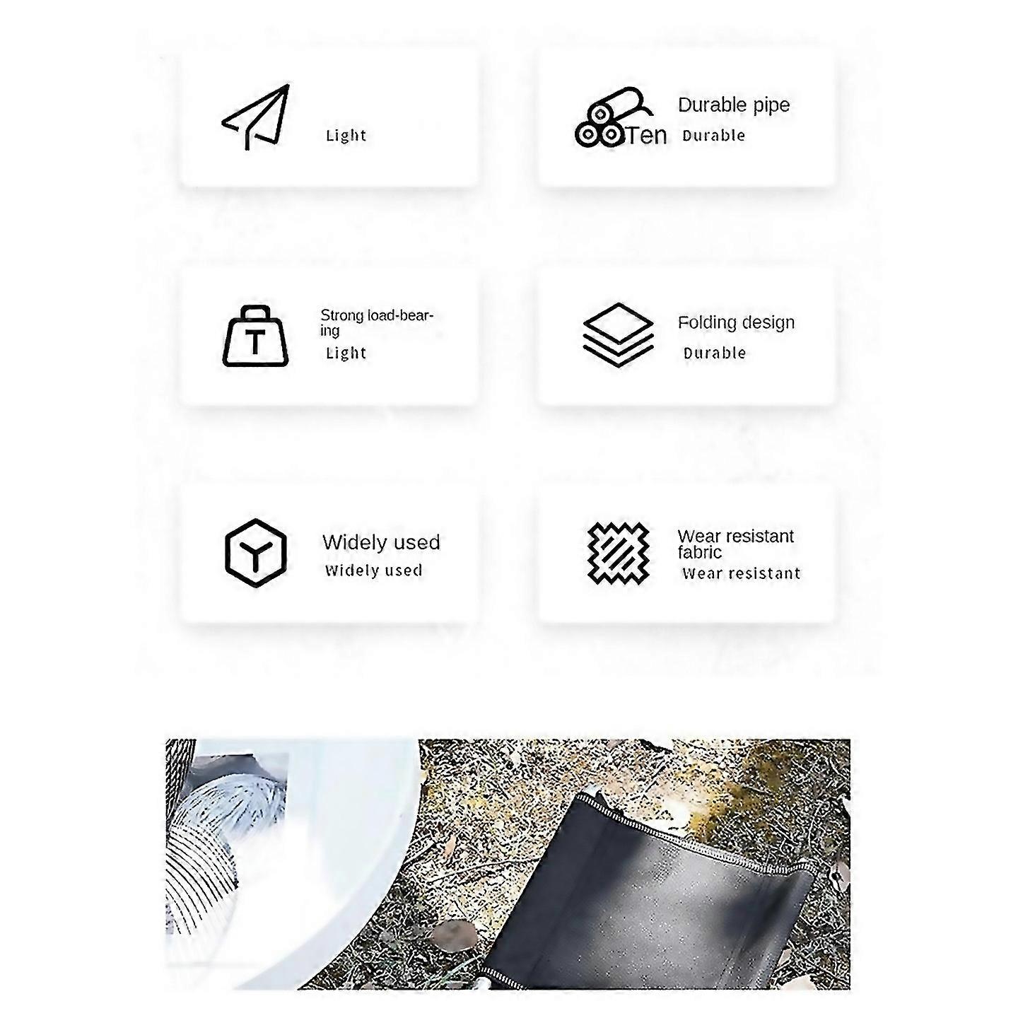 For Outdoor Folding Stool Portable Stool Extra Large