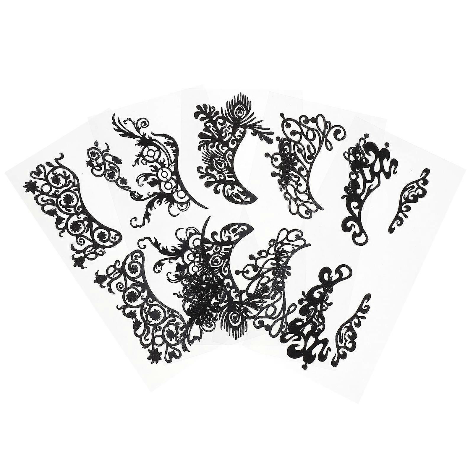 Masquerade Sticker Temporary Eye Sticker for Decoration 5Pcs Carnival