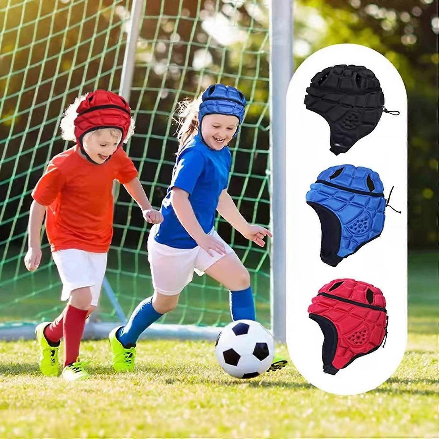 Rugby Helmet for Kids, Rugby Cap, Protection, Anti Collision, Adjustable Football Helmet, Rugby Headwear
