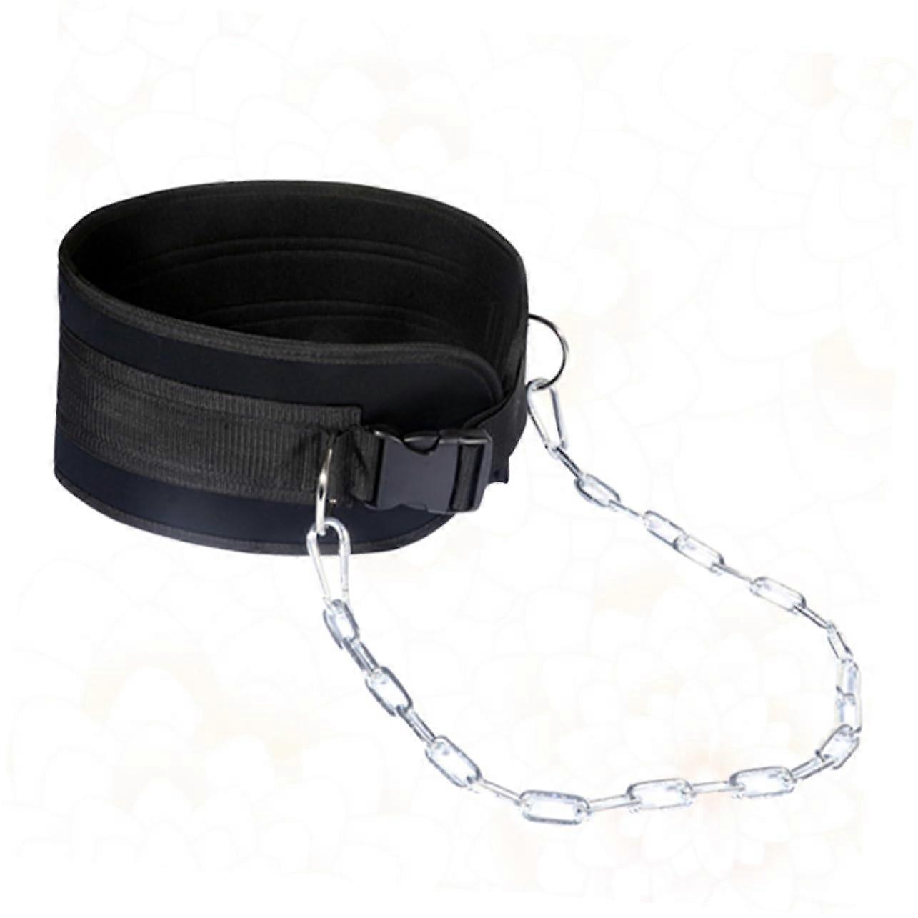 Adjustable Buckle Pull Up Weight Bearing Iron Chain Belt For Strength Training Adjustable Size Thickened Chain Men Women