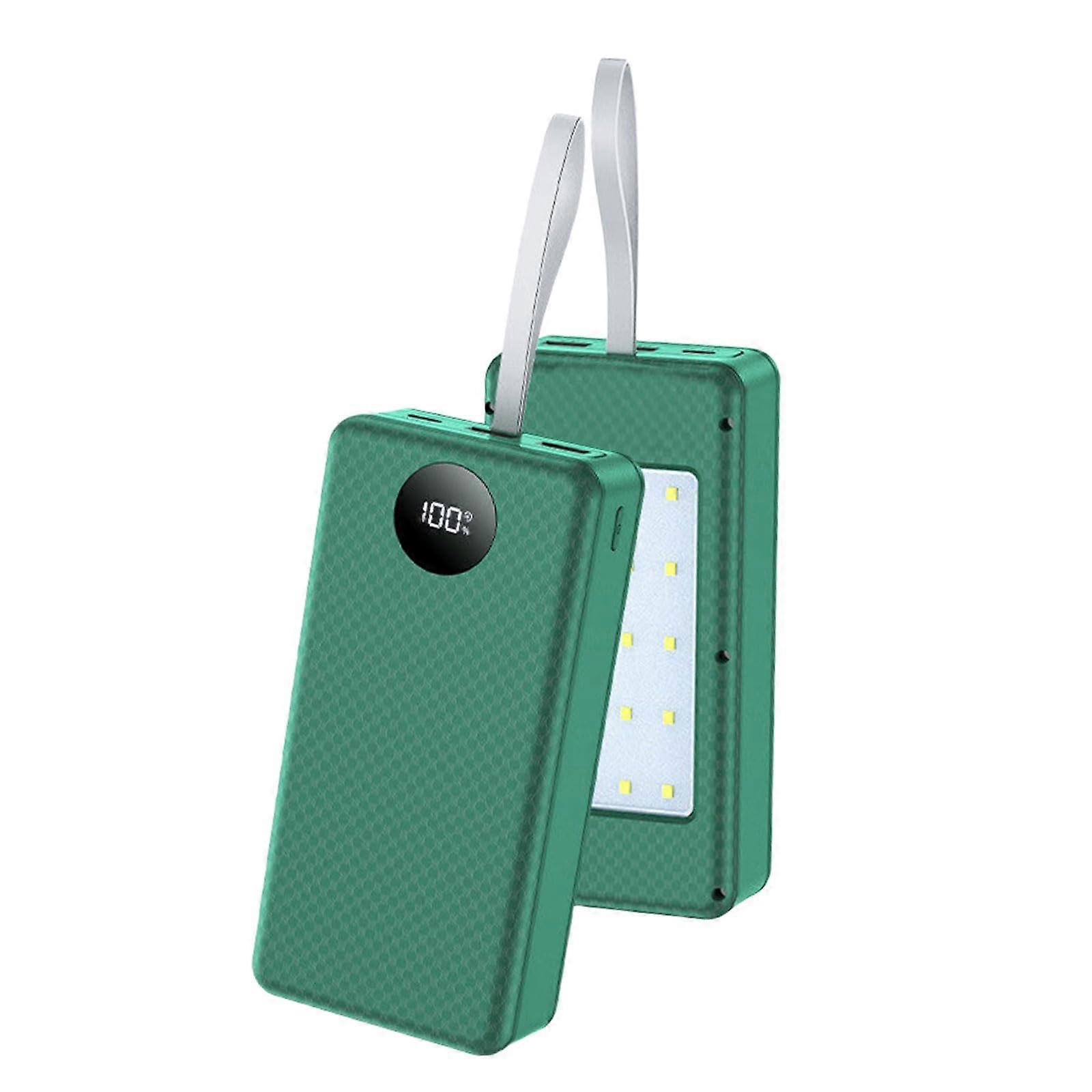 Portable USB Charging Holder USB Power Shell With Camping Light Digital Display For 12 X 18650 Battery Holder