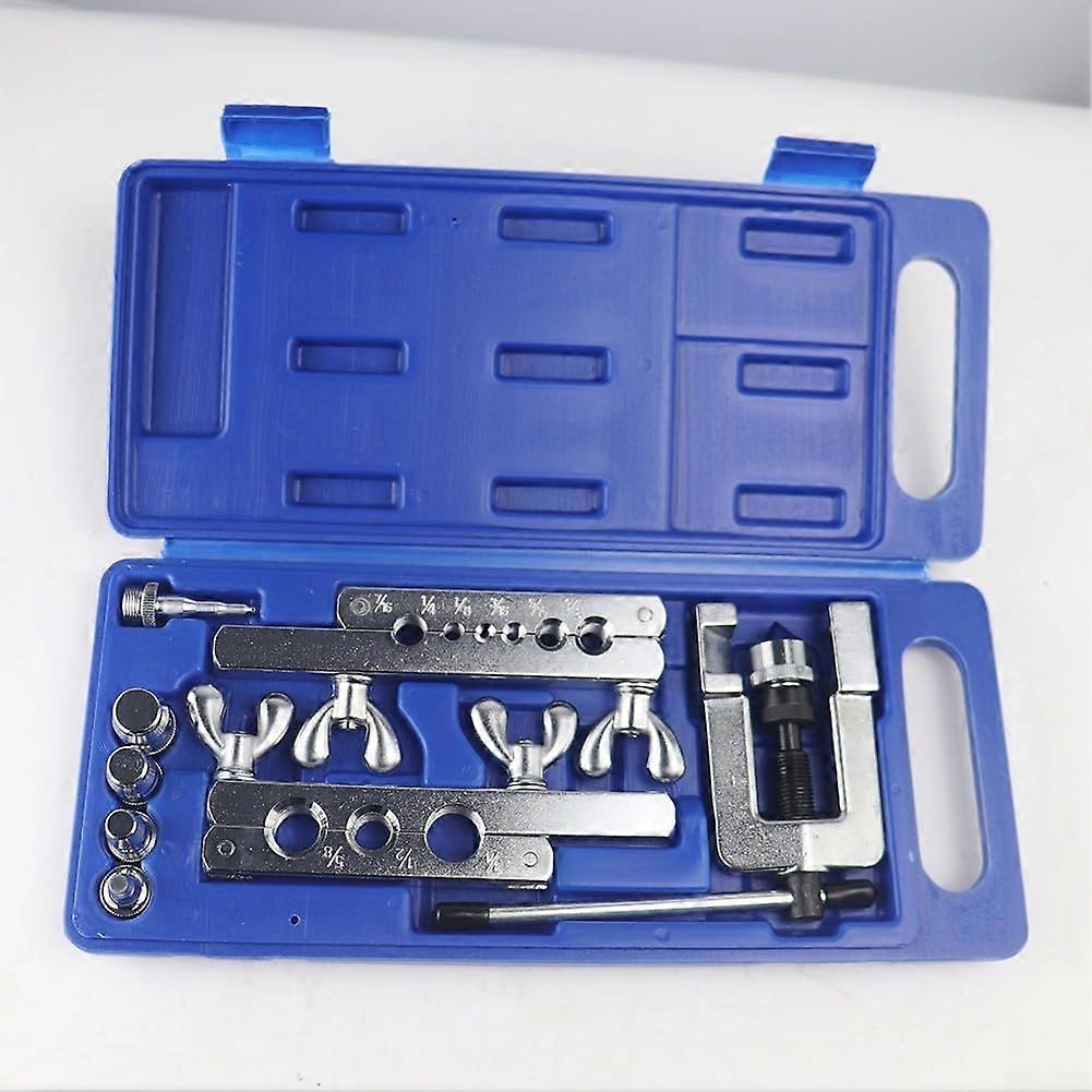 Flaring Tool Kit For Refrigeration And Air Conditioning Swaging Set With Tube Expander CuAl Tube Cutter Reamer