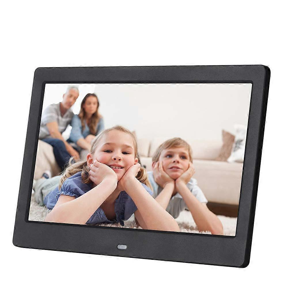 10 Inch Digital Photo Frame HD 1024x600 IPS Screen, Electronic Advertising Player, Remote Control, Auto Timer